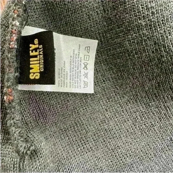 Chinatown Market X Smiley Originals- Plaid Unisex Beanie -O/S - EUC! Like New! - Picture 6 of 6